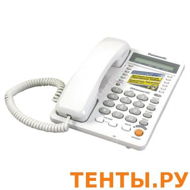 Телефон PANASONIC KX-TS2365RUW, память 30 ном., ЖК дисплей с часами, автодозвон, спикерфон Телефон PANASONIC KX-TS2365RUW, память 30 ном., ЖК дисплей с часами, автодозвон, спикерфон