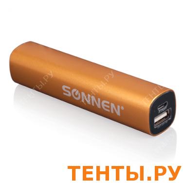 Аккумулятор внешний универсальный SONNEN PB-2200, емкость 2200мАч, вых.ток. 1А, золотистый, 261905 Аккумулятор внешний универсальный SONNEN PB-2200, емкость 2200мАч, вых.ток. 1А, золотистый, 261905