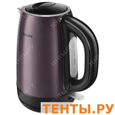 Чайник PHILIPS HD9323/40, закрытый нагр.элемент, объем 1,7л, мощн. 2200Вт, сталь, сиреневый Чайник PHILIPS HD9323/40, закрытый нагр.элемент, объем 1,7л, мощн. 2200Вт, сталь, сиреневый