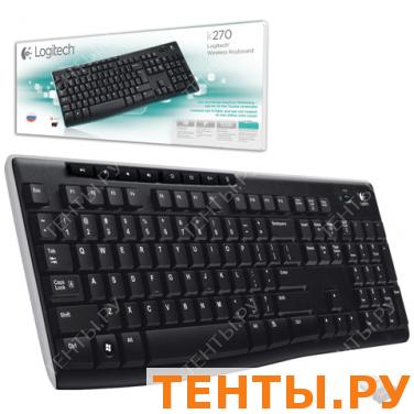 Клавиатура беспроводная LOGITECH K270,USB,мультимедийная,8 доп.кнопок,черная,(920-003757) Клавиатура беспроводная LOGITECH K270,USB,мультимедийная,8 доп.кнопок,черная,(920-003757)
