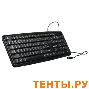 Клавиатура проводная SONNEN KB-100B, PS/2, черная, 511300 Клавиатура проводная SONNEN KB-100B, PS/2, черная, 511300