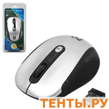 Мышь беспроводная лазерная DEFENDER Optimum MS-125 Nano, USB, 3кнопки+1колесо-кноп,чер/сереб,52125 Мышь беспроводная лазерная DEFENDER Optimum MS-125 Nano, USB, 3кнопки+1колесо-кноп,чер/сереб,52125