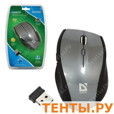 Мышь беспроводная оптическая DEFENDER Pulsar 655G, USB, 5кнопок+1колесо-кнопка 52655 Мышь беспроводная оптическая DEFENDER Pulsar 655G, USB, 5кнопок+1колесо-кнопка 52655