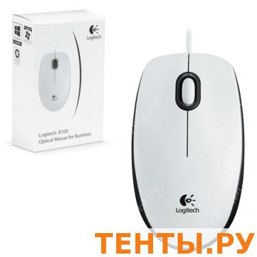 Мышь проводная оптическая LOGITECH B100,USB,2кнопки+ 1колесо-кнопка,белый,(910-003360) Мышь проводная оптическая LOGITECH B100,USB,2кнопки+ 1колесо-кнопка,белый,(910-003360)