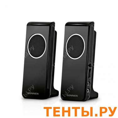 Колонки компьютерные SONNEN SP-С2, 2.0, 2*2W, пластик, черные, разъем для наушников, 511329 Колонки компьютерные SONNEN SP-С2, 2.0, 2*2W, пластик, черные, разъем для наушников, 511329