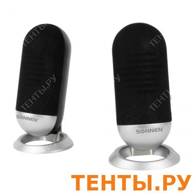Колонки компьютерные SONNEN SP-С5, 2.0, 2*3W, пластик, черные, 511332 Колонки компьютерные SONNEN SP-С5, 2.0, 2*3W, пластик, черные, 511332