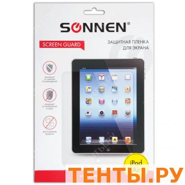 Защитная пленка для iPad Air SONNEN, против отпечатков пальцев, прозрачная, 352957 Защитная пленка для iPad Air SONNEN, против отпечатков пальцев, прозрачная, 352957