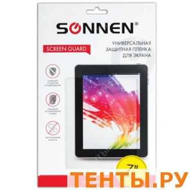 Защитная пленка универсальная до 7" SONNEN, матовая, 261997 Защитная пленка универсальная до 7" SONNEN, матовая, 261997