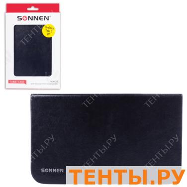 Чехол-обложка для планшет. ПК Samsung Galaxy Tab 3 8" SONNEN, кожзам, черный, 352939 Чехол-обложка для планшет. ПК Samsung Galaxy Tab 3 8" SONNEN, кожзам, черный, 352939