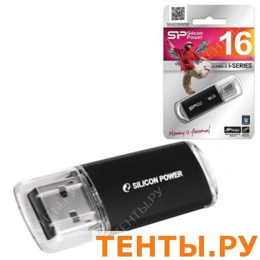 Флэш-диск SILICON POWER 16GB ultima II-I Series USB 2.0, скорость чт/записи - 10/5 Мб/сек, ЧЕРНЫЙ Флэш-диск SILICON POWER 16GB ultima II-I Series USB 2.0, скорость чт/записи - 10/5 Мб/сек, ЧЕРНЫЙ