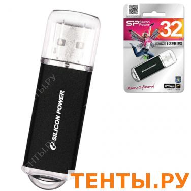 Флэш-диск SILICON POWER 32GB ultima II-I Series USB 2.0, скорость чт/записи - 10/5 Мб/сек, ЧЕРНЫЙ Флэш-диск SILICON POWER 32GB ultima II-I Series USB 2.0, скорость чт/записи - 10/5 Мб/сек, ЧЕРНЫЙ