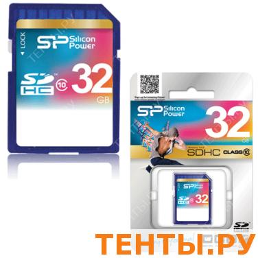 Карта памяти SDHC 32Gb SILICON POWER скорость передачи данных 10 Мб/сек (class 10) Карта памяти SDHC 32Gb SILICON POWER скорость передачи данных 10 Мб/сек (class 10)