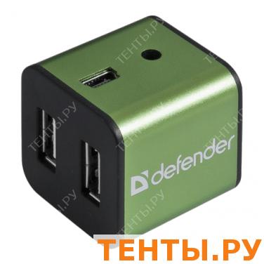 Хаб DEFENDER QUADRO IRON, USB 2.0, 4 порта, алюмин. корпус, порт для питания, 83506 Хаб DEFENDER QUADRO IRON, USB 2.0, 4 порта, алюмин. корпус, порт для питания, 83506
