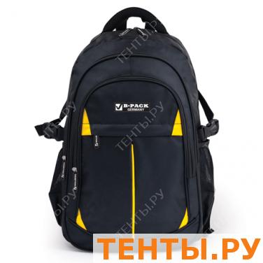 Рюкзак BRAUBERG B-TR1402 ст.класс/студ, мальч., черный с жел.уголками, 50*35*43см, 224385 Рюкзак BRAUBERG B-TR1402 ст.класс/студ, мальч., черный с жел.уголками, 50*35*43см, 224385