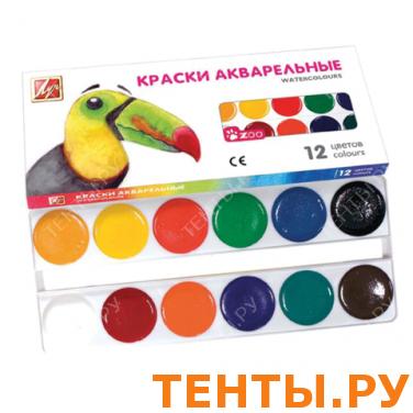 Краски акварельные ЛУЧ "Zoo", 12цв, медовые, картонная коробка, без кисти, 19С1247-08 Краски акварельные ЛУЧ "Zoo", 12цв, медовые, картонная коробка, без кисти, 19С1247-08