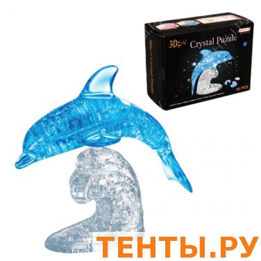 Игрушка развивающая 3D Crystal Puzzle "Дельфин", ХL, 95 элементов, HJ031147 Игрушка развивающая 3D Crystal Puzzle "Дельфин", ХL, 95 элементов, HJ031147