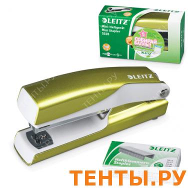 Степлер LEITZ "NeXXt WOW", №10, металлический, на 10 листов, зеленый металлик, 55281064 Степлер LEITZ "NeXXt WOW", №10, металлический, на 10 листов, зеленый металлик, 55281064