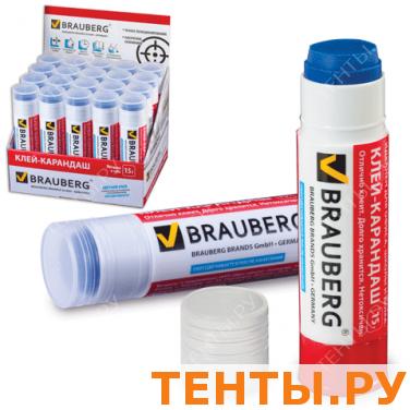Клей-карандаш BRAUBERG 15 г, обесцвечивающийся, синий, 220874 Клей-карандаш BRAUBERG 15 г, обесцвечивающийся, синий, 220874