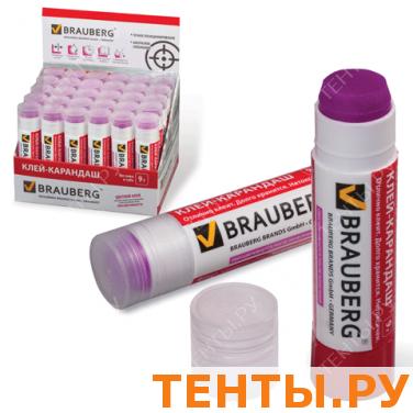 Клей-карандаш BRAUBERG 9 г, обесцвечивающийся, красный, 220872 Клей-карандаш BRAUBERG 9 г, обесцвечивающийся, красный, 220872