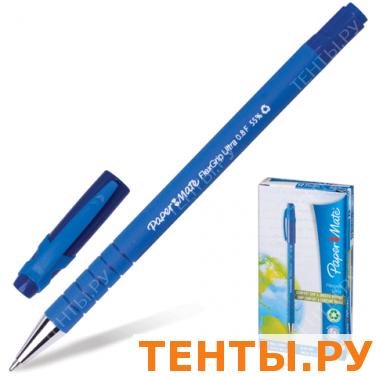 Ручка шариковая PAPER MATE "Flexgrip Ultra Capped", корпус синий, толщ.письма 0,8мм, S0190093, синяя Ручка шариковая PAPER MATE "Flexgrip Ultra Capped", корпус синий, толщ.письма 0,8мм, S0190093, синяя