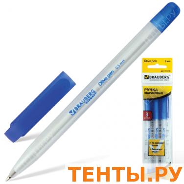 Ручки шариковые BRAUBERG, НАБОР 3шт, OLP003/1, на масляной основе, корп.прозр,0,5мм,141478 (3син) Ручки шариковые BRAUBERG, НАБОР 3шт, OLP003/1, на масляной основе, корп.прозр,0,5мм,141478 (3син)