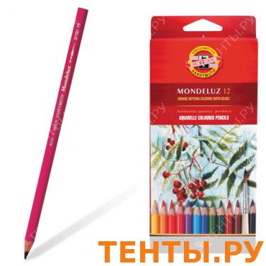 Карандаши цветные акварельные KOH-I-NOOR 12 цв., грифель 3,8мм, заточ., карт.упак, европодв, 3716/12 Карандаши цветные акварельные KOH-I-NOOR 12 цв., грифель 3,8мм, заточ., карт.упак, европодв, 3716/12