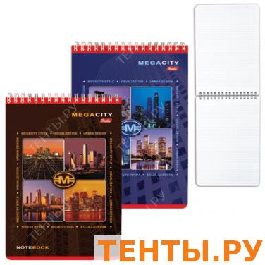 Блокнот А5, 145*205мм, 80л. "Хатбер", гребень, жесткая подлож., Megacity (Город), 80Б5С1гр(B46180) Блокнот А5, 145*205мм, 80л. "Хатбер", гребень, жесткая подлож., Megacity (Город), 80Б5С1гр(B46180)