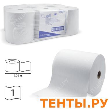 Полотенца бум. рулонные KIMBERLY-CLARK Scott, КОМПЛЕКТ 6шт, 304м, бел. (дисп.601536), 6667 Полотенца бум. рулонные KIMBERLY-CLARK Scott, КОМПЛЕКТ 6шт, 304м, бел. (дисп.601536), 6667