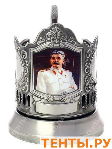 Подстаканник никелированный "Сталин" Подстаканник никелированный "Сталин"