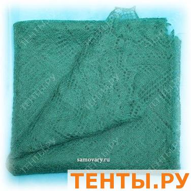 Оренбургский пуховый платок, паутинка зеленая, арт. 1С305 (А100-12) Оренбургский пуховый платок, паутинка зеленая, арт. 1С305 (А100-12)