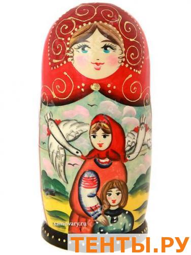 Набор матрешек "Гуси-лебеди", серия "Сказки", арт. 572 Набор матрешек "Гуси-лебеди", серия "Сказки", арт. 572
