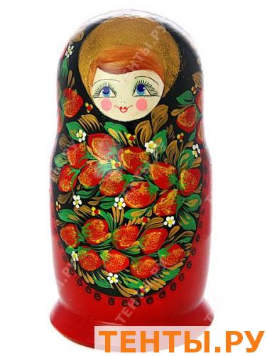 Матрешка русская "Хохлома классическая", арт. 112 Матрешка русская "Хохлома классическая", арт. 112