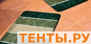 "ZALEL" Коврик Полосы д/ван. комн., 60 х 100, зеленый, 2 предм. "ZALEL" Коврик Полосы д/ван. комн., 60 х 100, зеленый, 2 предм.