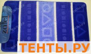 "ZALEL" Коврик Полосы д/ван. комн., 60 х 100, синий, 1 предм. "ZALEL" Коврик Полосы д/ван. комн., 60 х 100, синий, 1 предм.