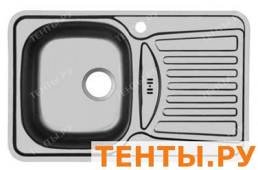 Мойка КОМФОРТ, нерж. сталь, 778 х 488, 0.8 мм, левая, б/комп., полир., Б/В Мойка КОМФОРТ, нерж. сталь, 778 х 488, 0.8 мм, левая, б/комп., полир., Б/В