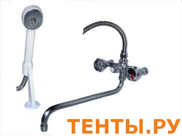 Смес. для ван. и ум. 1/2", кер. МАРИЯ: хpом, тр. изл. L330, Смес. для ван. и ум. 1/2", кер. МАРИЯ: хpом, тр. изл. L330,