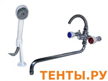 Смес. для ван. и ум. 1/2", рез. КОЛПИНО: хpом, тр. изл. L330, Смес. для ван. и ум. 1/2", рез. КОЛПИНО: хpом, тр. изл. L330,