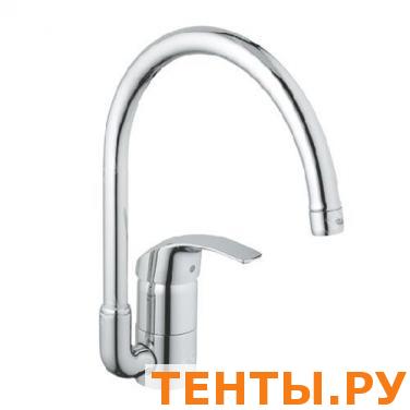 "GROHE" Смес. для кухни d46, карт., EUROSMART: бок., хpом, тр. изл. гибк. подв. 50 см, "GROHE" Смес. для кухни d46, карт., EUROSMART: бок., хpом, тр. изл. гибк. подв. 50 см,