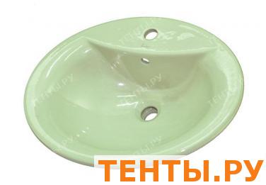 Умывальник KHEOPS2, 56 см x 46 см, св.салатовый Умывальник KHEOPS2, 56 см x 46 см, св.салатовый