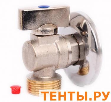 "U-TEC" Кран шар. угловой BEST, ник., бабочка, Н - Н, 1/2" х 3/4", "U-TEC" Кран шар. угловой BEST, ник., бабочка, Н - Н, 1/2" х 3/4",