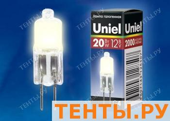 JC 12V 20W G4 галог. капсула CL Uniel JC 12V 20W G4 галог. капсула CL Uniel