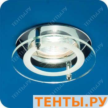 Quartz 51205 MR16, кругл. с наклад. стек., хром Italmac Quartz 51205 MR16, кругл. с наклад. стек., хром Italmac