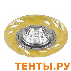 Свет. декор.керам. DK4 CH/YL MR16,12/220 V жел./хром ЭРА Свет. декор.керам. DK4 CH/YL MR16,12/220 V жел./хром ЭРА