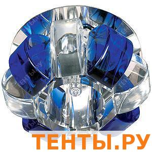 Свет. декор. DK31 CH/WH/BL G9,40W,220V, хр/проз/син. ЭРА Свет. декор. DK31 CH/WH/BL G9,40W,220V, хр/проз/син. ЭРА