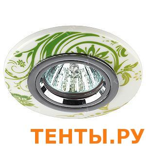 Свет.декор.керам. DK62 CH/WH/GR GU5.3,12V,50W, бел./зел./хром ЭРА Свет.декор.керам. DK62 CH/WH/GR GU5.3,12V,50W, бел./зел./хром ЭРА