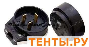 Разъем РВШ 32-001 черн. о/у (220В) (1/80) Разъем РВШ 32-001 черн. о/у (220В) (1/80)