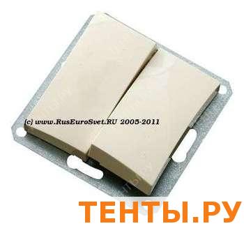 Выкл. 2кл. мех. беж. Дуэт 251/21517 Выкл. 2кл. мех. беж. Дуэт 251/21517