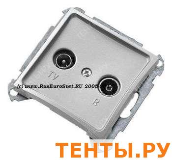 Роз. ТВ+FM окон. мех. сереб. Дуэт 397/21543 Роз. ТВ+FM окон. мех. сереб. Дуэт 397/21543