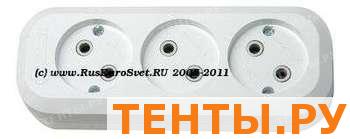 Колодка удл. 3гн б/з Makel 121 Колодка удл. 3гн б/з Makel 121