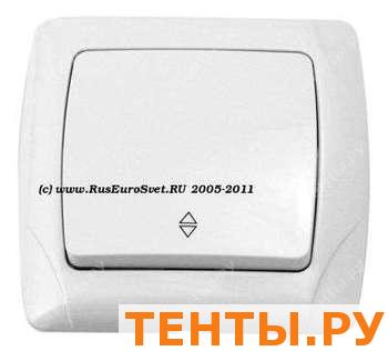 Выкл. 1 кл. проход. бел. Vi-ko Carmen 561004 Выкл. 1 кл. проход. бел. Vi-ko Carmen 561004